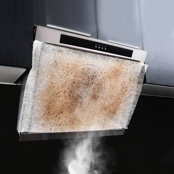 

12sheets Range Hood Oil Absorption Paper, White