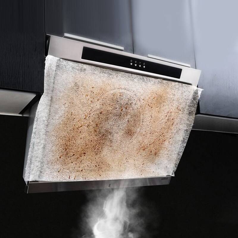 

12sheets Range Hood Oil Absorption Paper, White