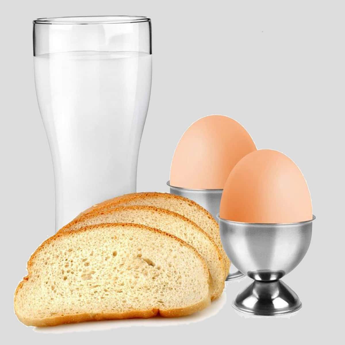 

1pc Stainless Steel Egg Cup, Silver