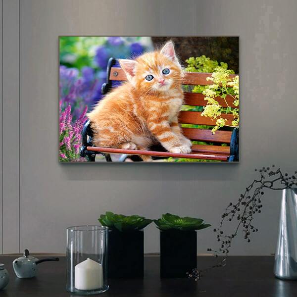 

Cat Pattern Diamond Painting Without Frame, Multicolor