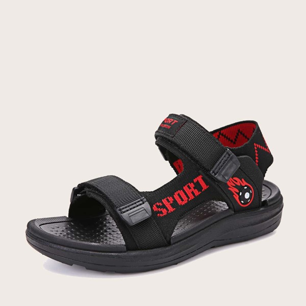 

Boys Letter Graphic Sandals, Multicolor