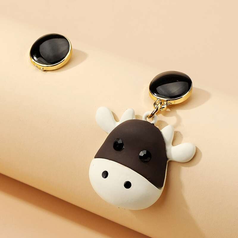 

Ox Mismatched Drop Earrings, Multicolor