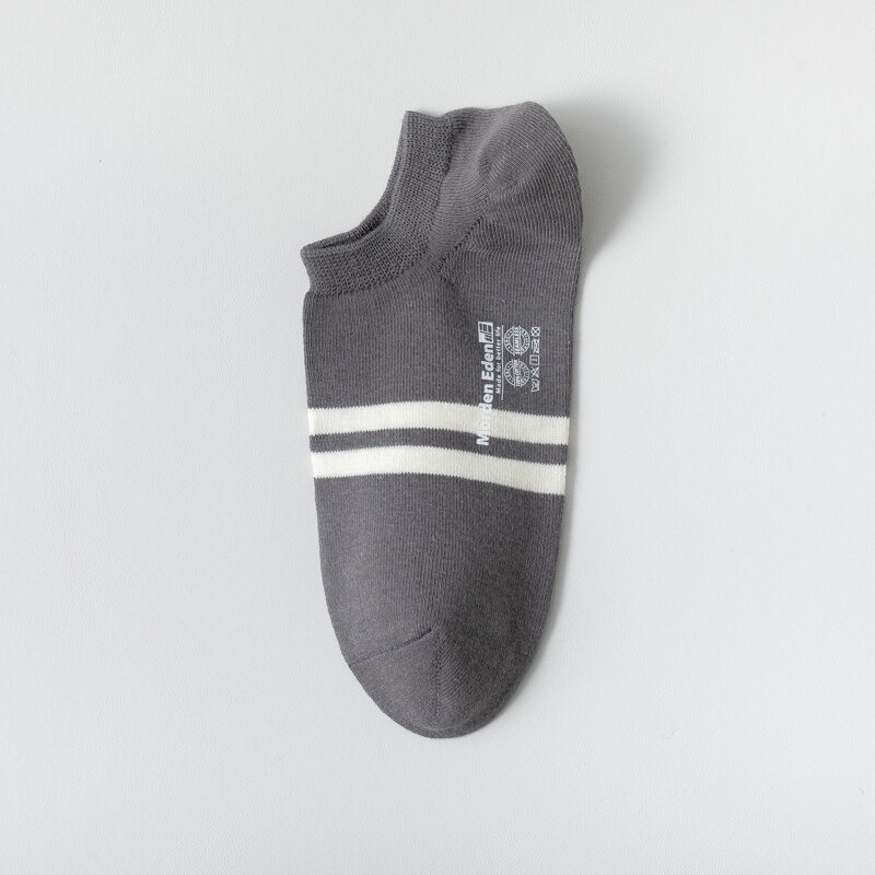 

Guys 1pair Striped Invisible Socks, Grey