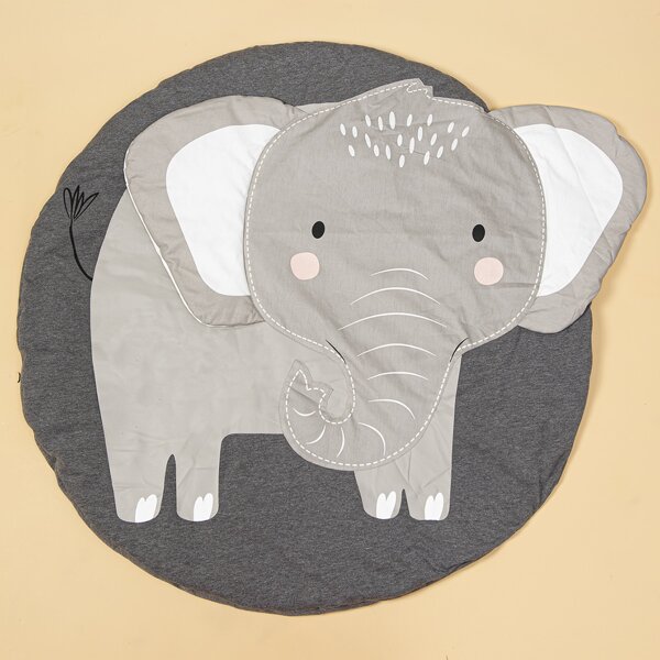 

Newborn Boy Cartoon Elephant Photography Prop, Multicolor