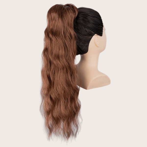 

Long Curly Ponytail Extension, Brown