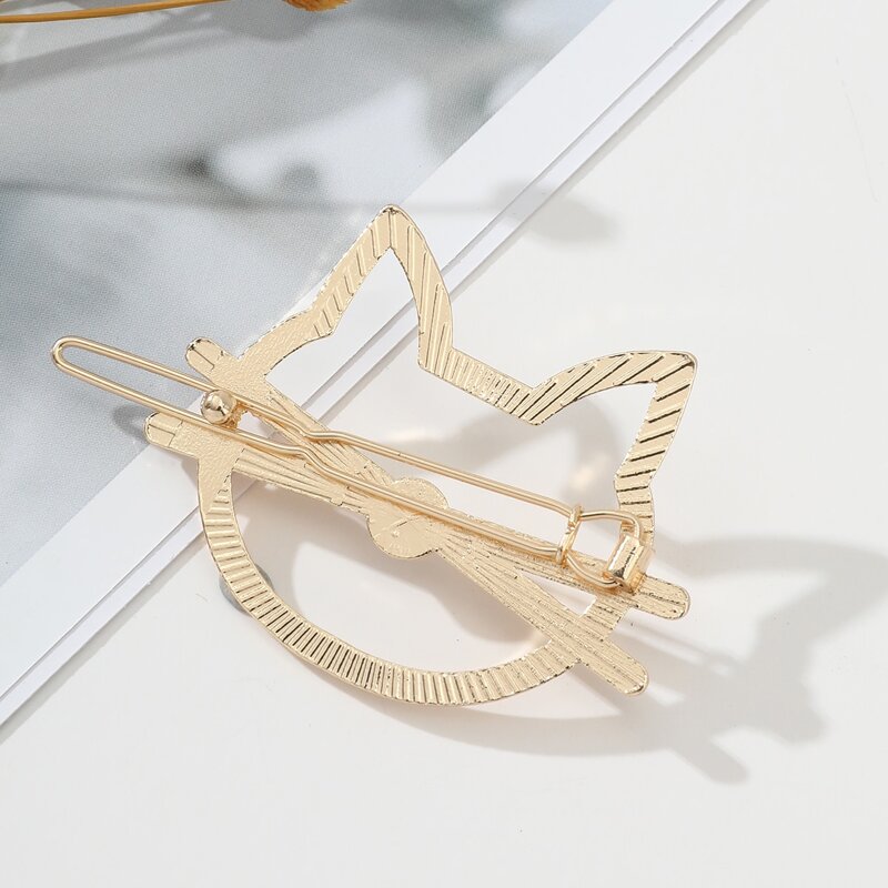

Faux Pearl Cat Hair Clip, Gold