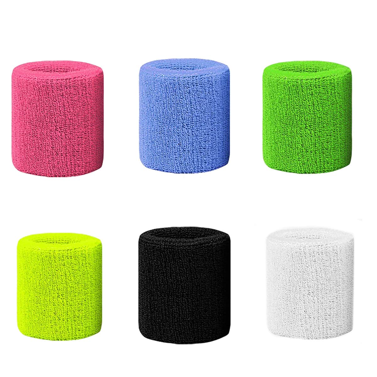 

Random 1pc Sports Sweat-absorbent Wristband, Multicolor