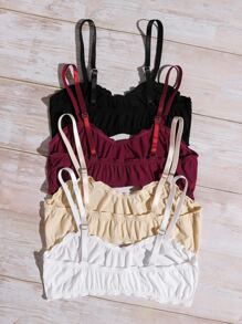 Conjunto De 4 Sostenes Con Costillas - Multicolor - Ver 2