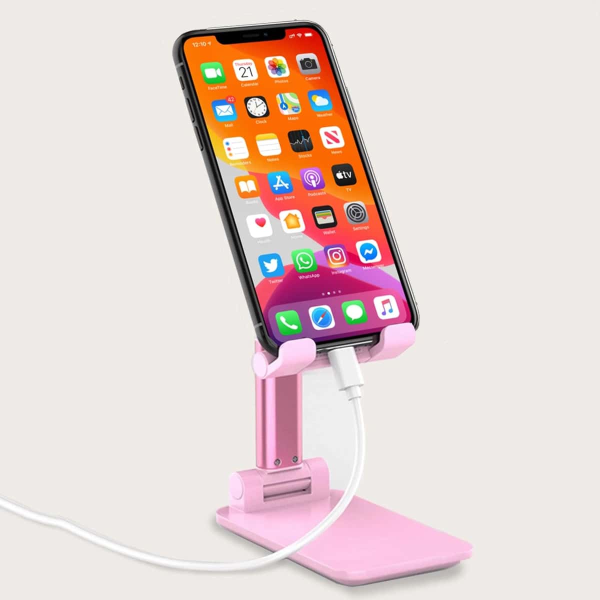 

1pc Folding Phone Holder, Pink
