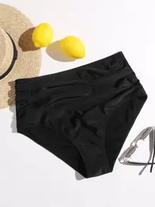 Swim Vcay Plus Ruched Bikini Panty,Summer Beach