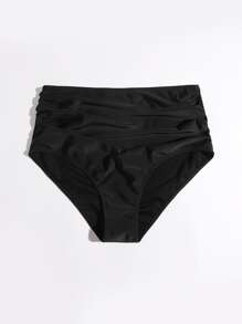 Swim Vcay Plus Ruched Bikini Panty,Summer Beach