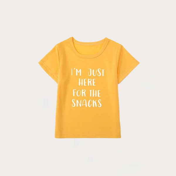 

Toddler Boys Slogan Graphic Tee, Yellow