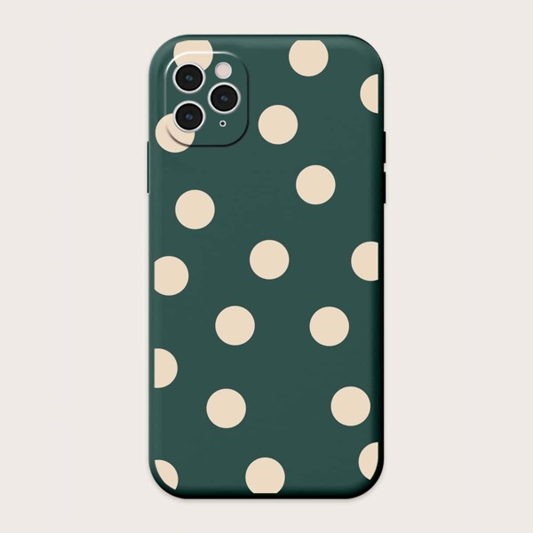 

Polka Dot iPhone Case, Green