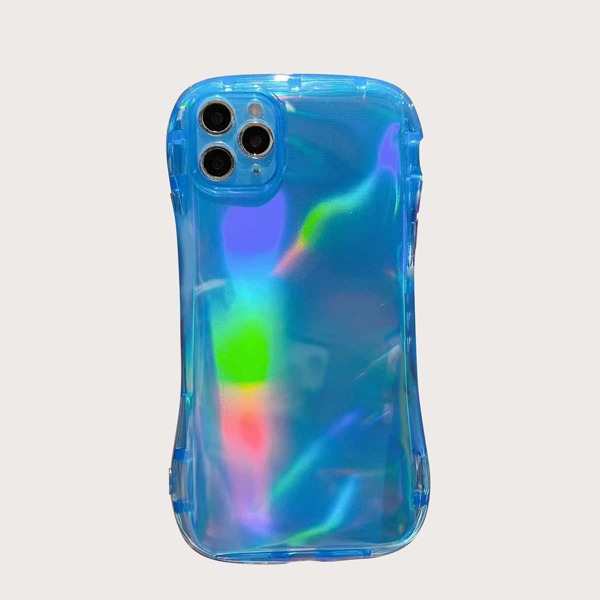 

Laser iPhone Case, Blue