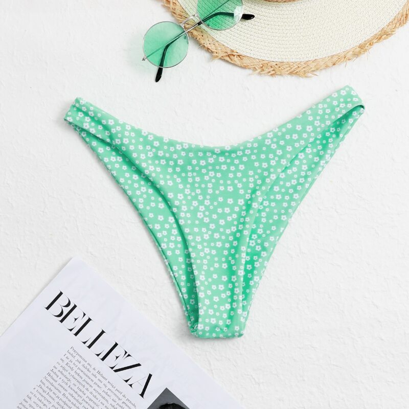 

Ditsy Floral Bikini Bottom, Green