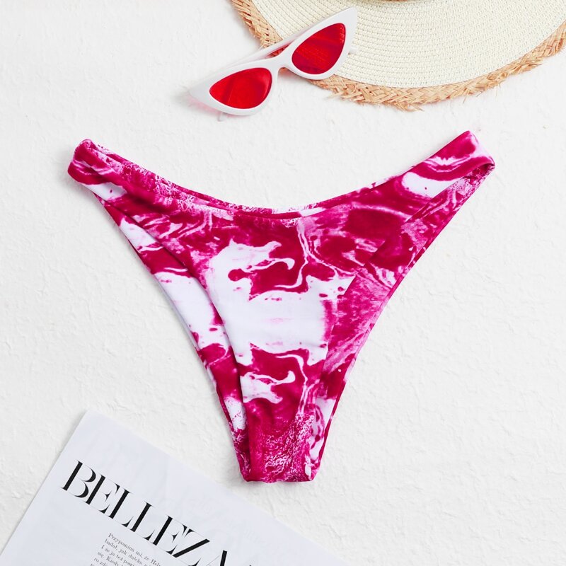

Tie Dye Bikini Bottom, Red