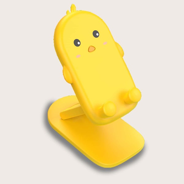 

Cartoon Chicken Design Desktop Universal Holder, Yellow