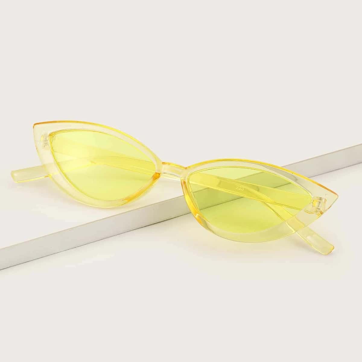

Cat Eye Tinted Lens Sunglasses