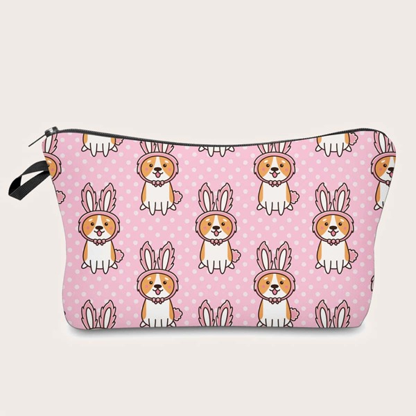 

Cute Dog Makeup Bag, Multicolor