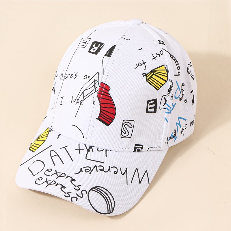 

Guys Graffiti Baseball Cap, White