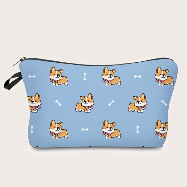 

Cute Dog Makeup Bag, Multicolor
