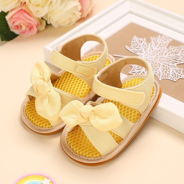 

Baby Girl Bow Decor Sandals, Yellow