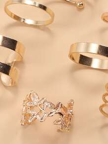 9 chiếc nhẫn sáng tạo - Vàng - Xem 3