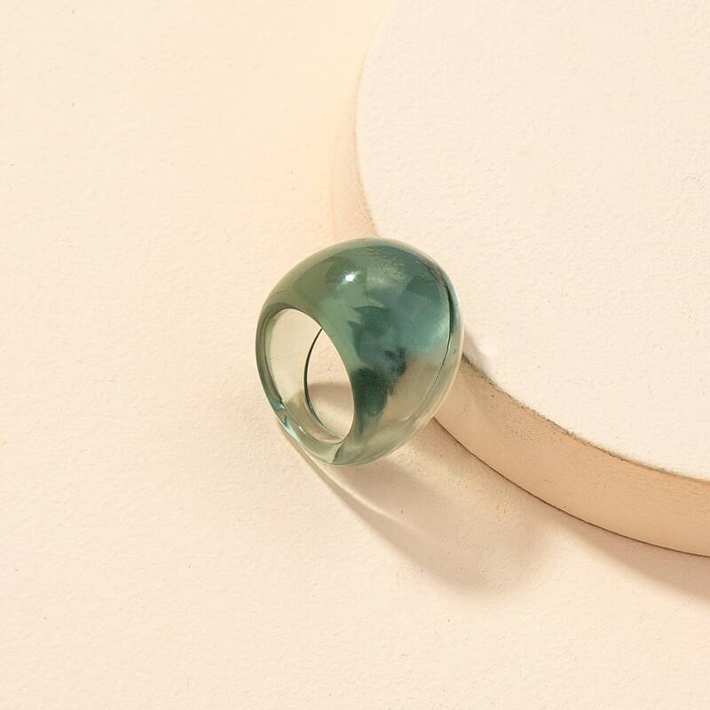 

1pc Resin Ring, Multicolor