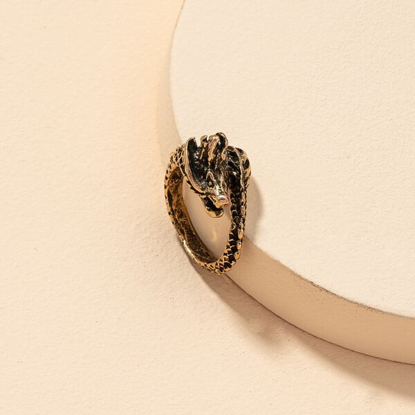 

Chinese Dragon Design Ring, Gold