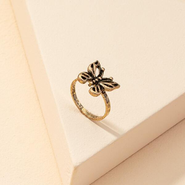 

Butterfly Decor Ring, Bronze