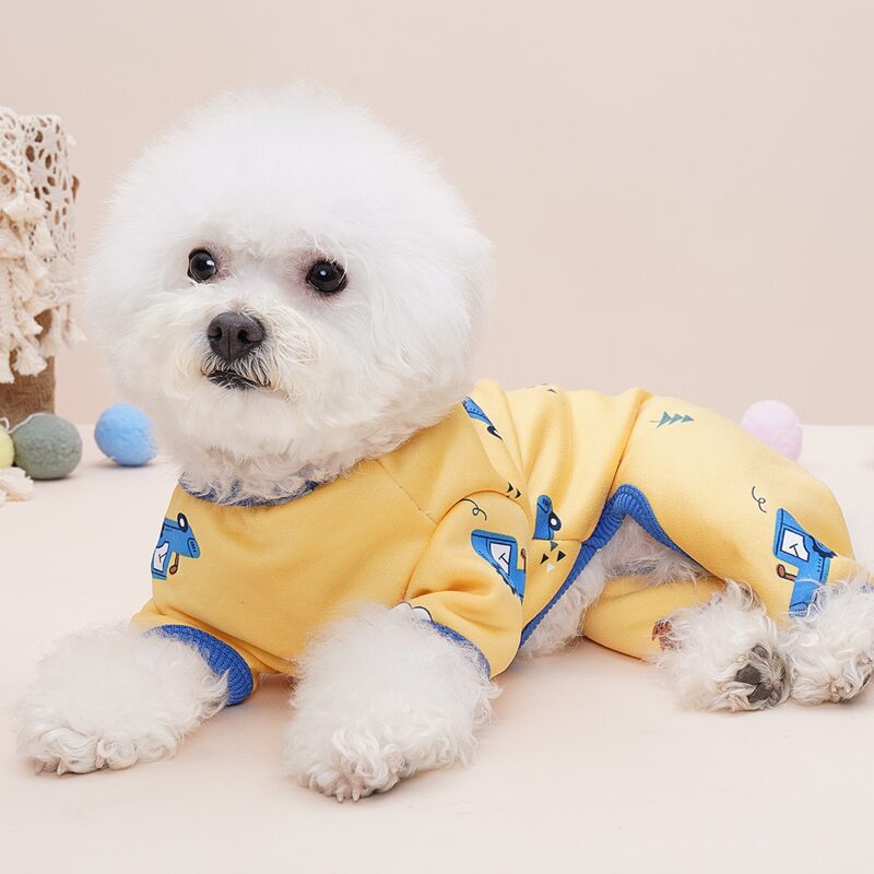

Cartoon Graphic Pet Pajama, Yellow