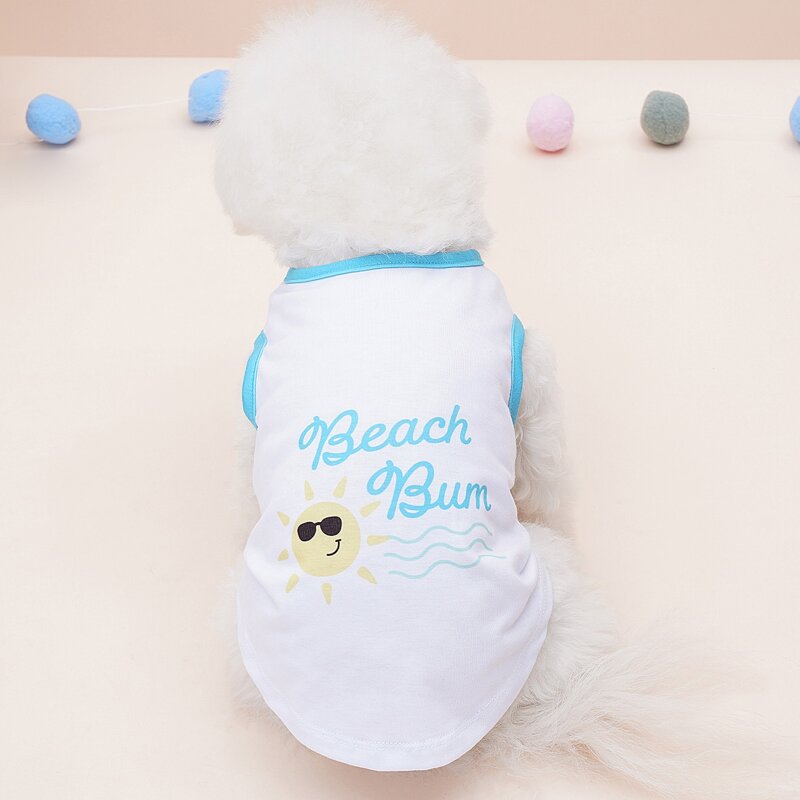 

Letter Graphic Pet Tank, White
