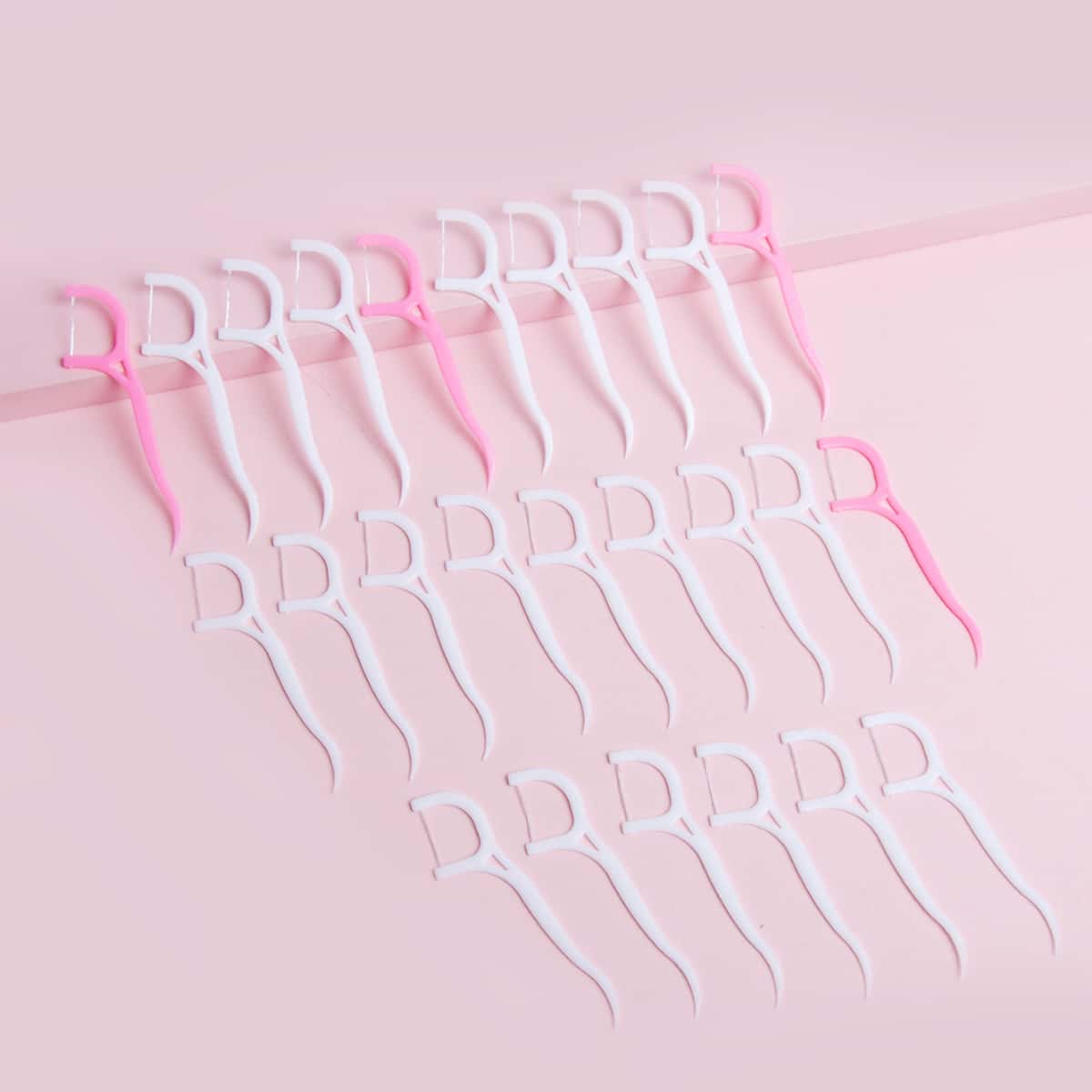 

25pcs Random Disposable Dental Floss, Multicolor