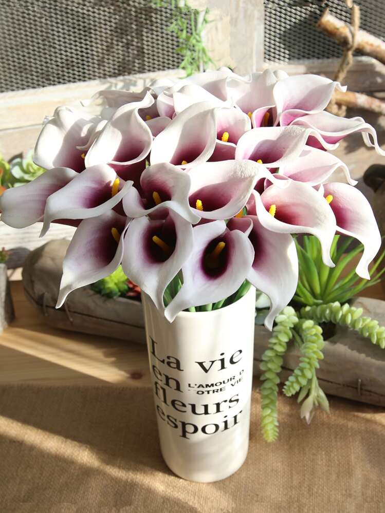 5 piezas lirio de agua artificial - Morado - Añade 1