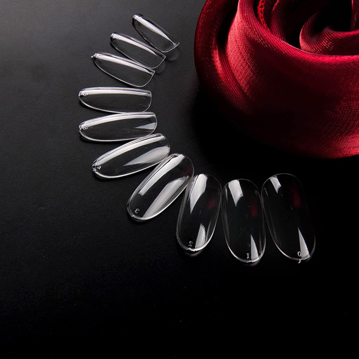 

100pcs Clear Fake Nail