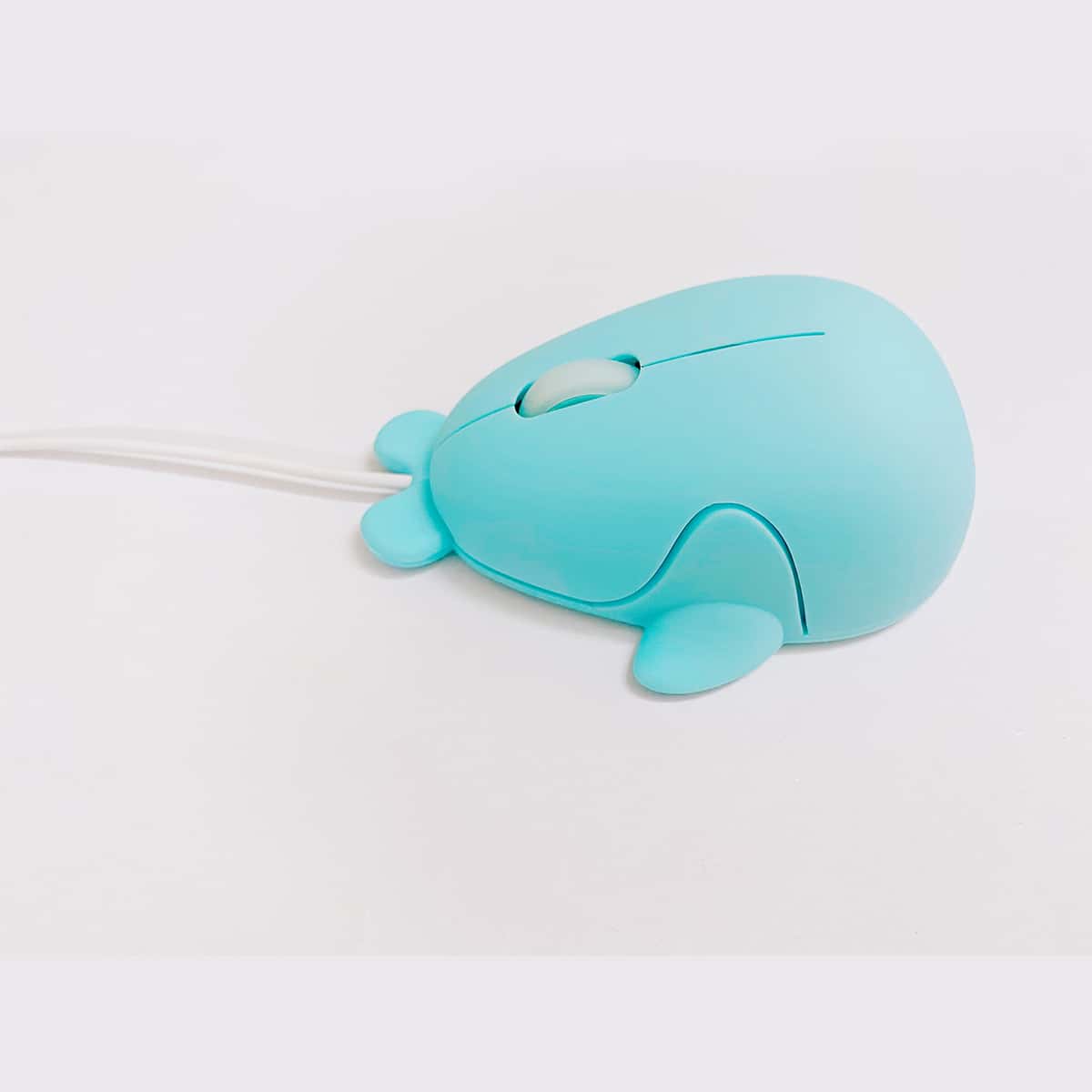 

1pc Cartoon Wired Mouse, Blue