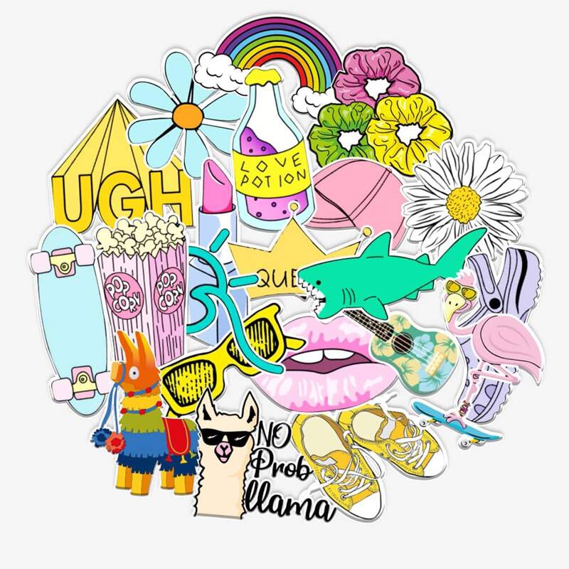 

50pcs Cartoon Pattern Sticker, Multicolor