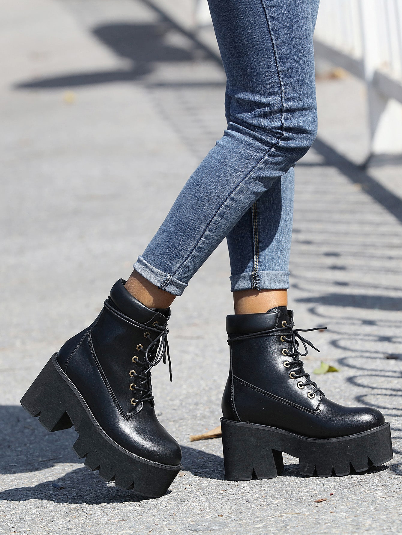 Eur 38 Gray Ankle Boots WOLKY Leather Lace up Combat Ankle Boots Chukka Boots Gray Military Boots Round Toe Size W Us 7 UK 5