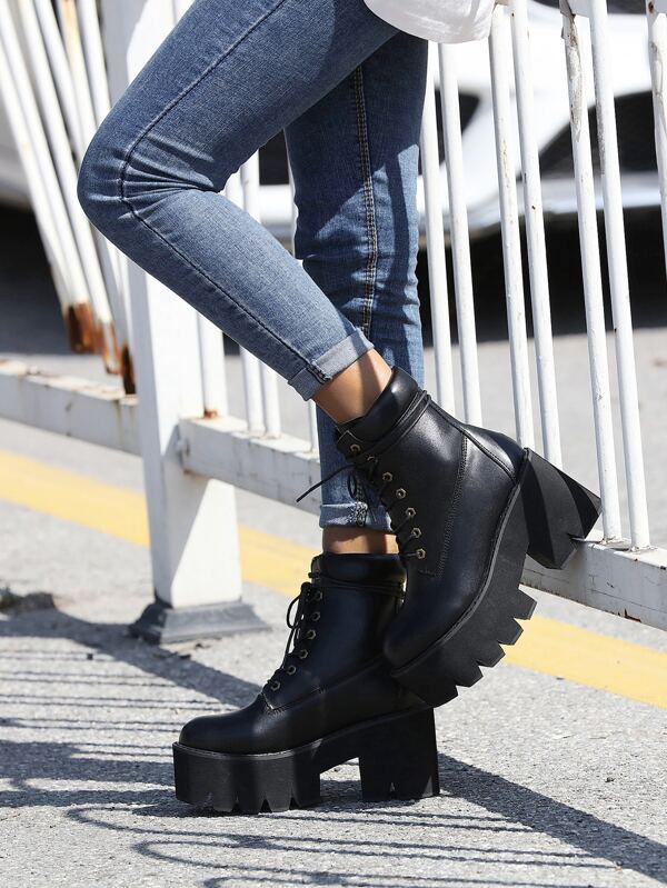 Eur 38 Gray Ankle Boots WOLKY Leather Lace up Combat Ankle Boots Chukka Boots Gray Military Boots Round Toe Size W Us 7 UK 5