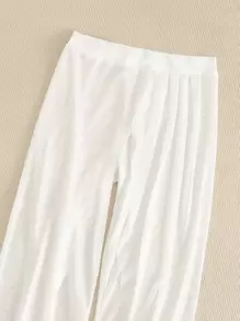 Sheer Mesh Beach Pants - White - View 3