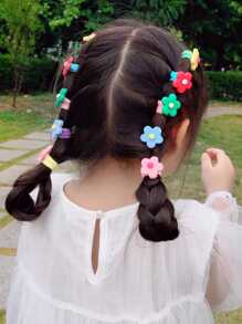 30pcs Girls Cartoon Hair Tie