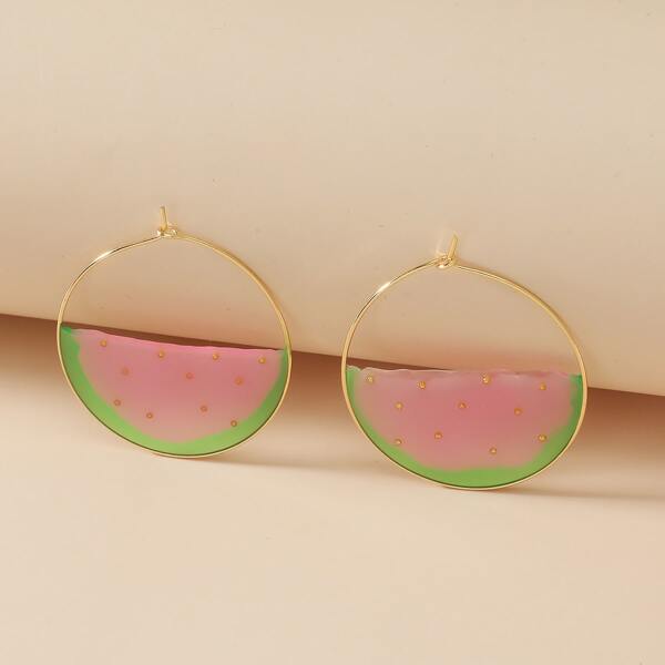 

Creative Round Earrings, Multicolor