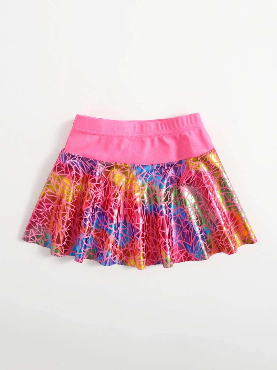 Baby Girl Metallic Bikini Skirt