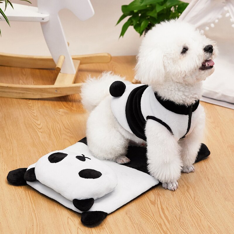 

Panda Design Pet Mat, Black and white