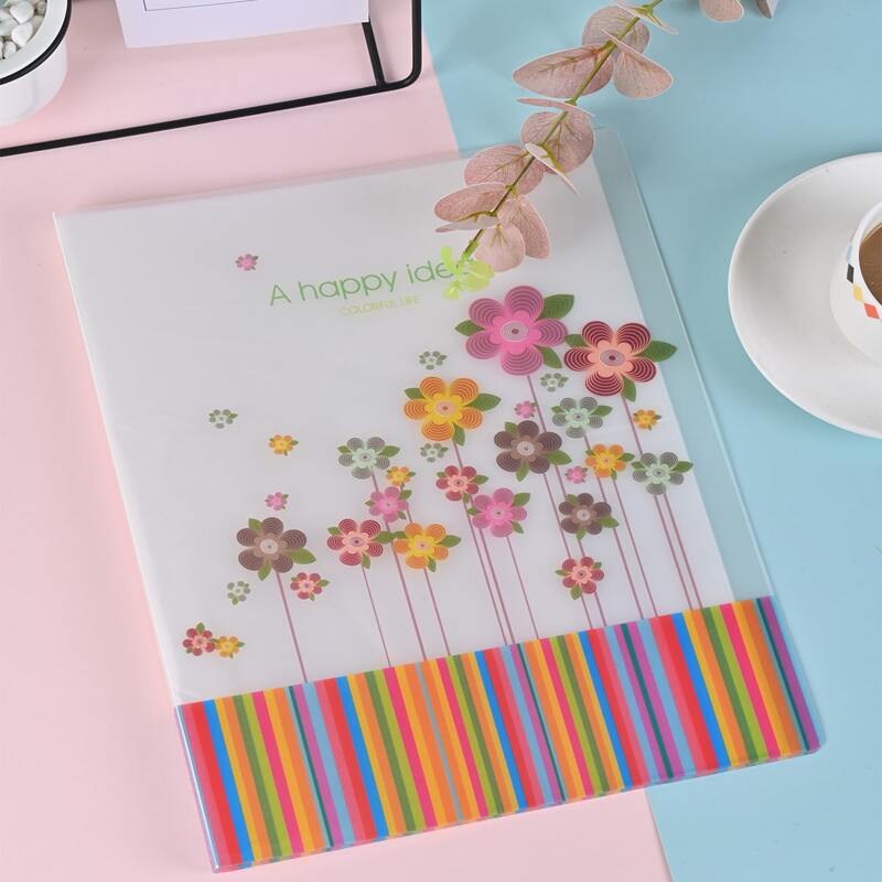 

1pc Flower Print A4 Folder, Multicolor