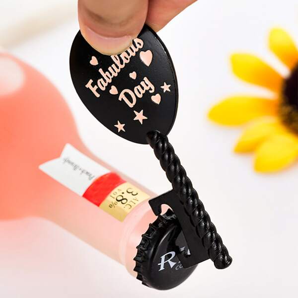 

1pc Balloon Design Opener, Black
