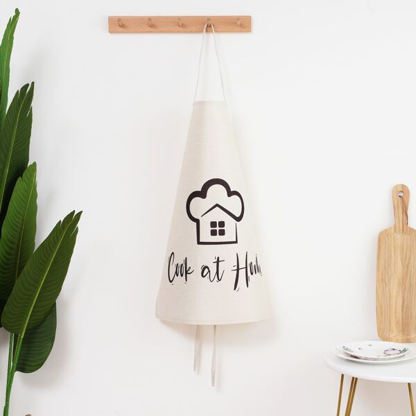 

Slogan Graphic Apron, Multicolor