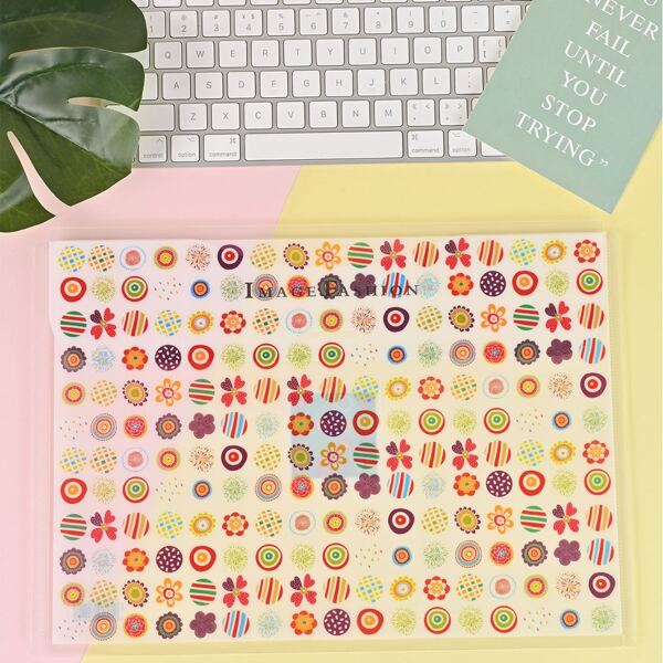 

1pc Flower Print A4 File Pocket, Multicolor