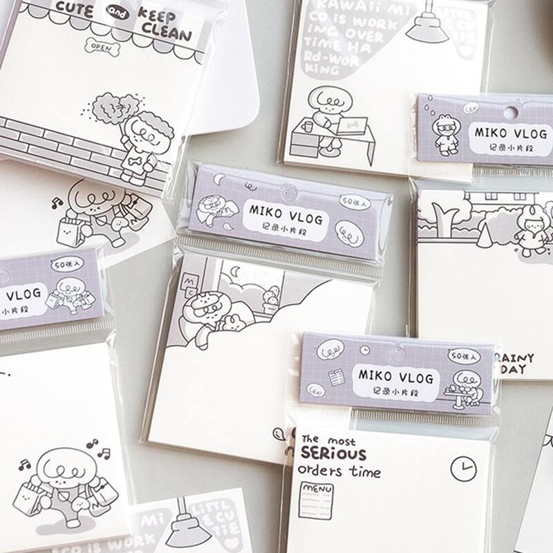 

1pc Cartoon Graphic Random Sticky Note, Multicolor