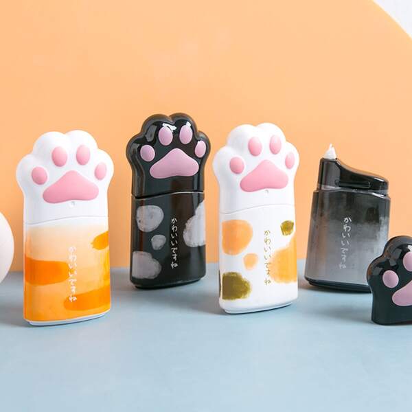 

1pc Cat Claw Shaped Random Correction Tape, Multicolor